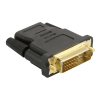 Adapter DVI-D (24+1) St - HDMI Bu