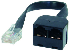 ISDN T-Adapter RJ45 RJ45 St - 2x RJ45 StShiverpeaks